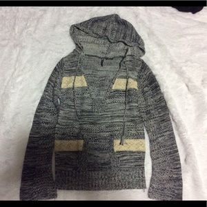 Proof! sweater w/crochet embellishment